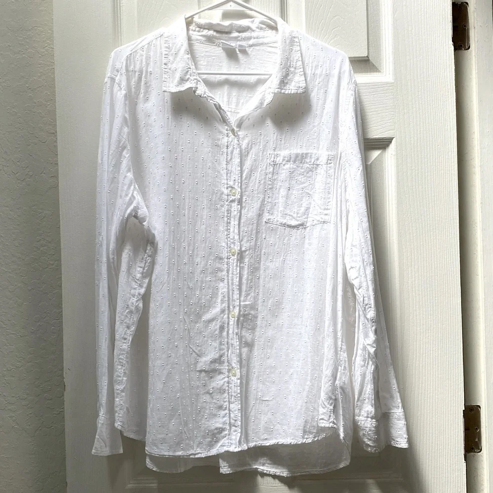 GAP | 100% Cotton Long Sleeve Button down Shirt XXL - Picture 5 of 14